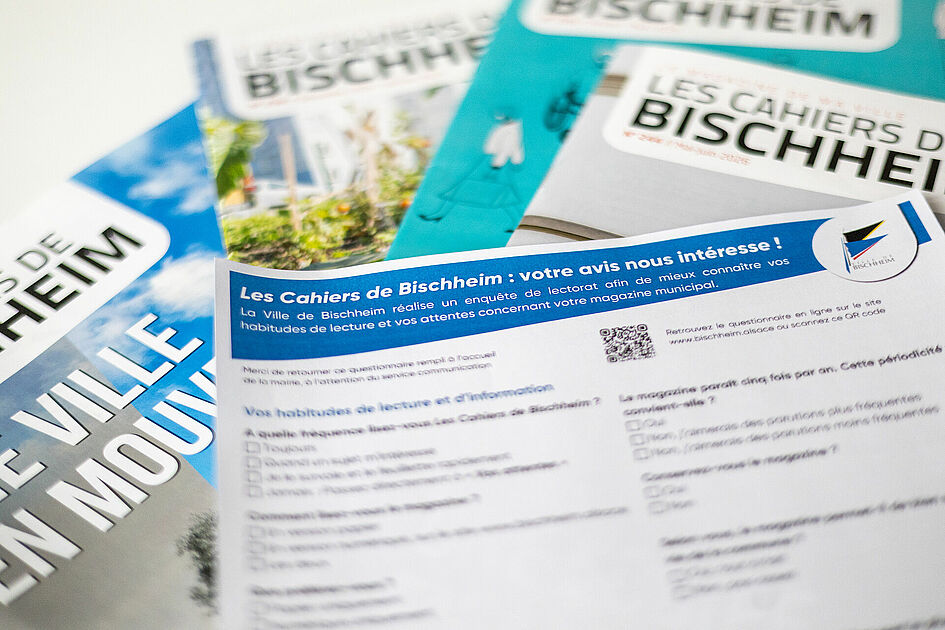 Les Cahiers de Bischheim : votre avis nous intéresse !